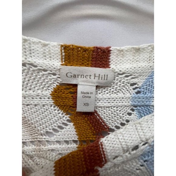 Garnet Hill‎ 3/4 sleeve Knit Sweater Size XS - Picture 7 of 7